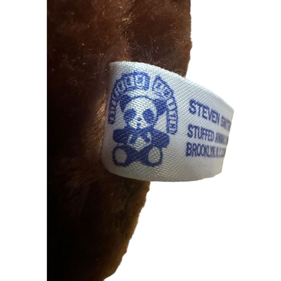 Saks Fifth Avenue Brown Teddy Bear Plush Steven Smith Red Shirt Stuffed Animal - Picture 8 of 16